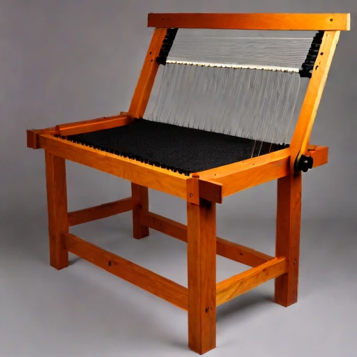A basalt-fibre carding bench, photographed against a plain background