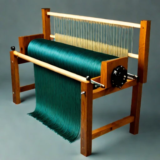 A basalt-fibre carding bench, photographed against a plain background