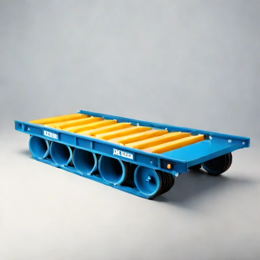 A brine-flat skid, photographed against a plain background