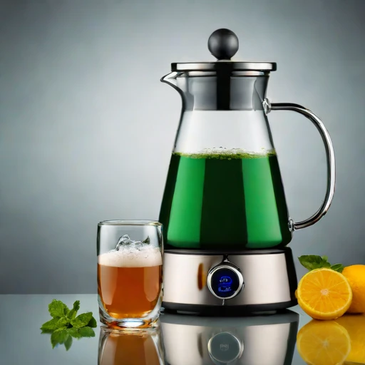 A brine-ice julep chiller, photographed against a plain background