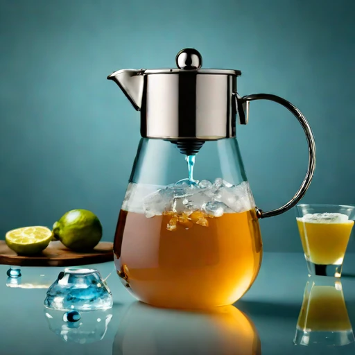 A brine-ice julep chiller, photographed against a plain background