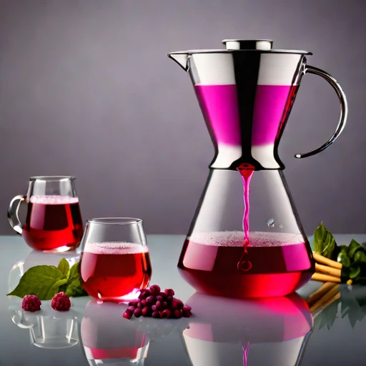A brine-ice julep chiller, photographed against a plain background