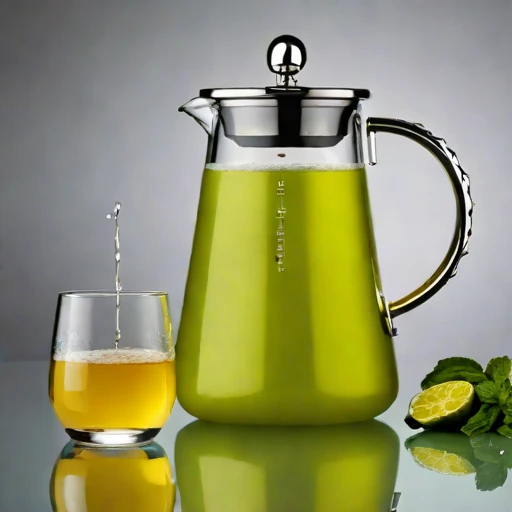 A brine-ice julep chiller, photographed against a plain background