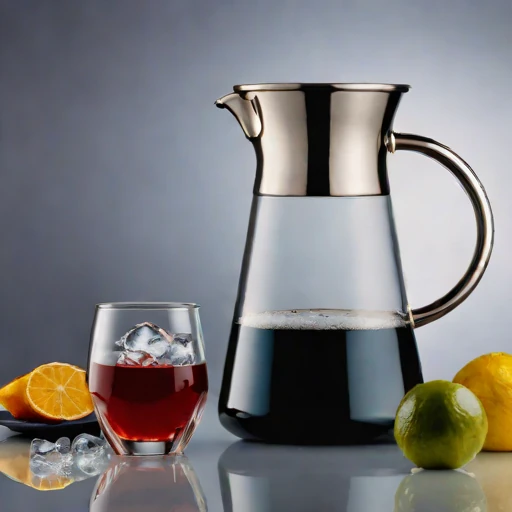 A brine-ice julep chiller, photographed against a plain background