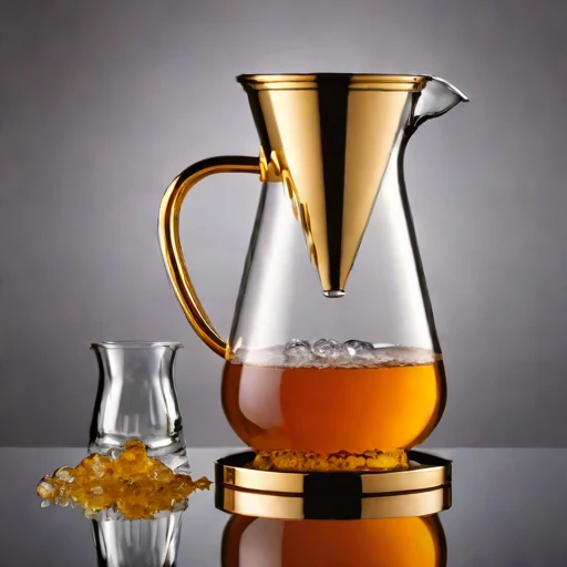 A brine-ice julep chiller, photographed against a plain background