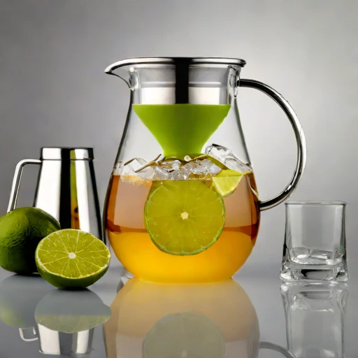 A brine-ice julep chiller, photographed against a plain background