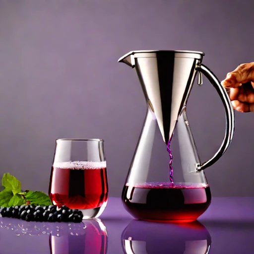 A brine-ice julep chiller, photographed against a plain background