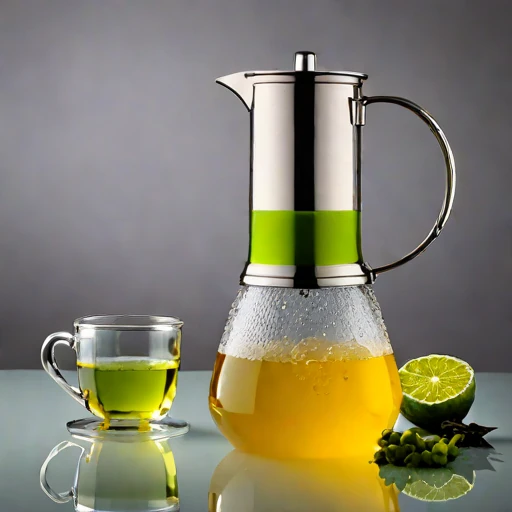 A brine-ice julep chiller, photographed against a plain background