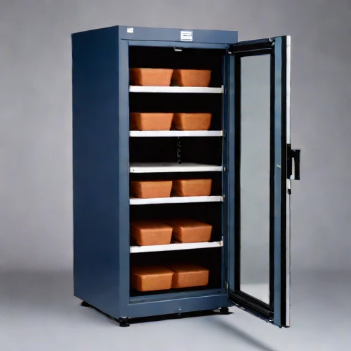 A basalt-mass seed archive, photographed against a plain background
