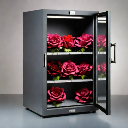A basalt-mass seed archive, photographed against a plain background