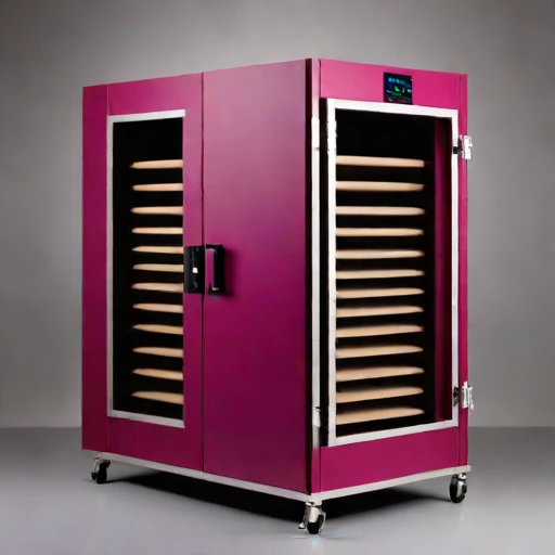 A bound-moisture veneer dryer, photographed against a plain background