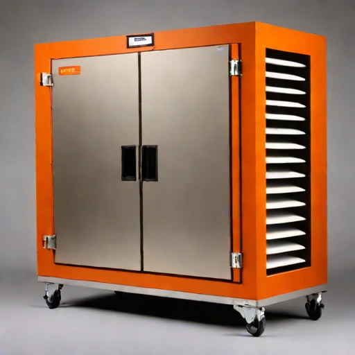 A bound-moisture veneer dryer, photographed against a plain background