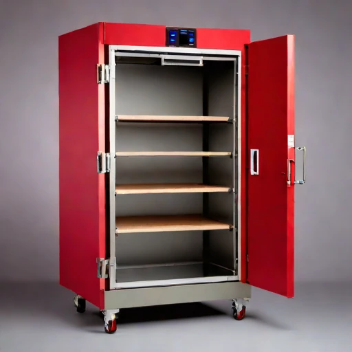 A bound-moisture veneer dryer, photographed against a plain background