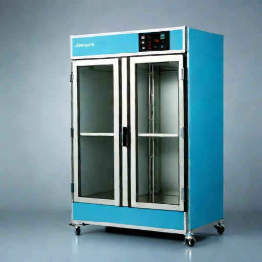 A bound-moisture veneer dryer, photographed against a plain background