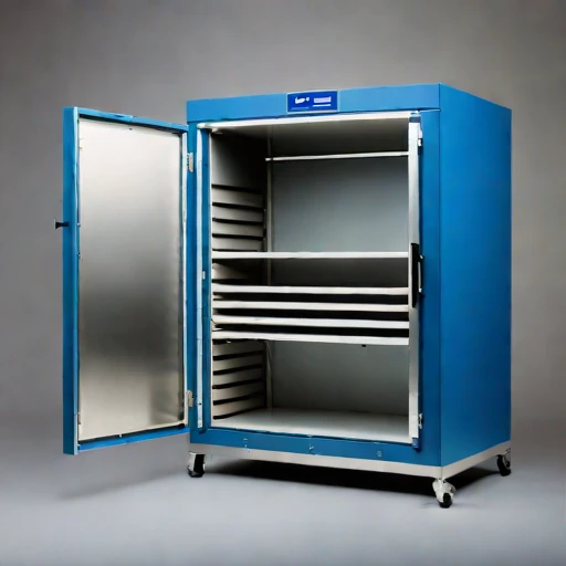 A bound-moisture veneer dryer, photographed against a plain background