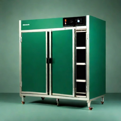 A bound-moisture veneer dryer, photographed against a plain background