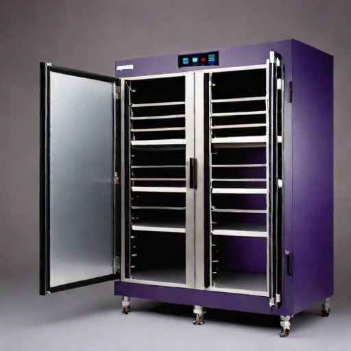 A bound-moisture veneer dryer, photographed against a plain background