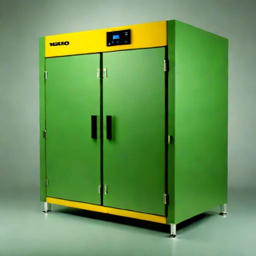 A bound-moisture veneer dryer, photographed against a plain background