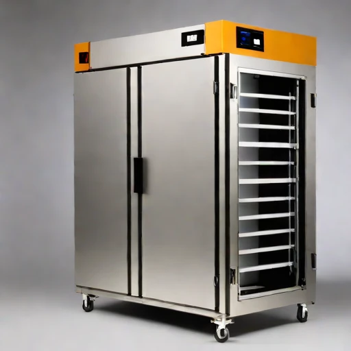 A bound-moisture veneer dryer, photographed against a plain background