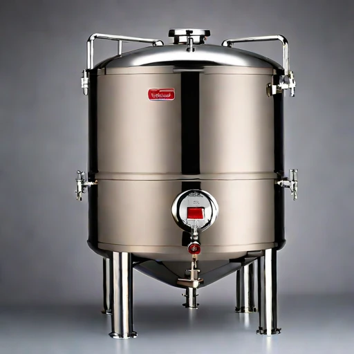 A barophilic pressure vat, photographed against a plain background
