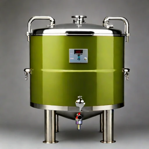 A barophilic pressure vat, photographed against a plain background