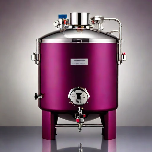 A barophilic pressure vat, photographed against a plain background
