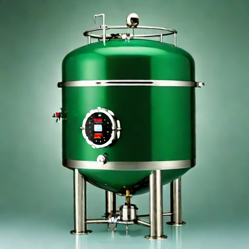 A barophilic pressure vat, photographed against a plain background