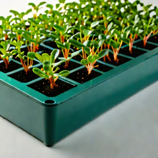 A biocrust-seeded restoration tray, photographed against a plain background