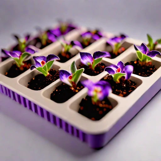A biocrust-seeded restoration tray, photographed against a plain background