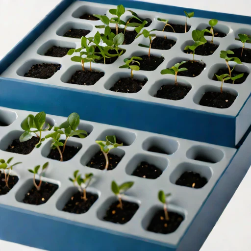 A biocrust-seeded restoration tray, photographed against a plain background