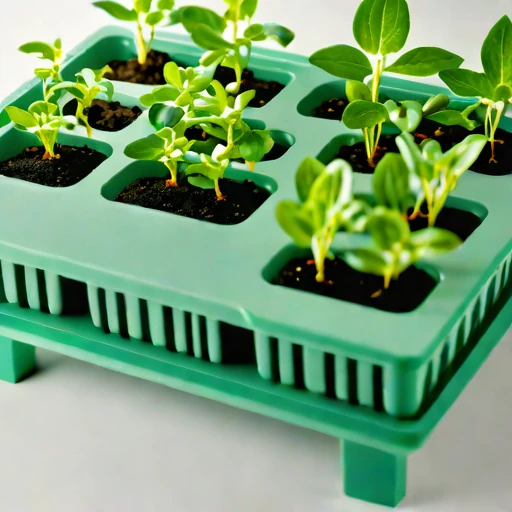 A biocrust-seeded restoration tray, photographed against a plain background