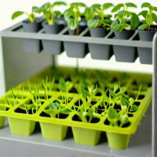 A biocrust-seeded restoration tray, photographed against a plain background