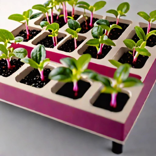 A biocrust-seeded restoration tray, photographed against a plain background