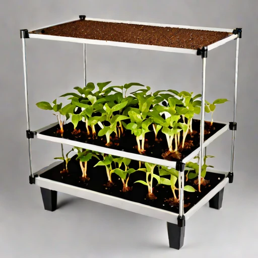 A biocrust-seeded restoration tray, photographed against a plain background