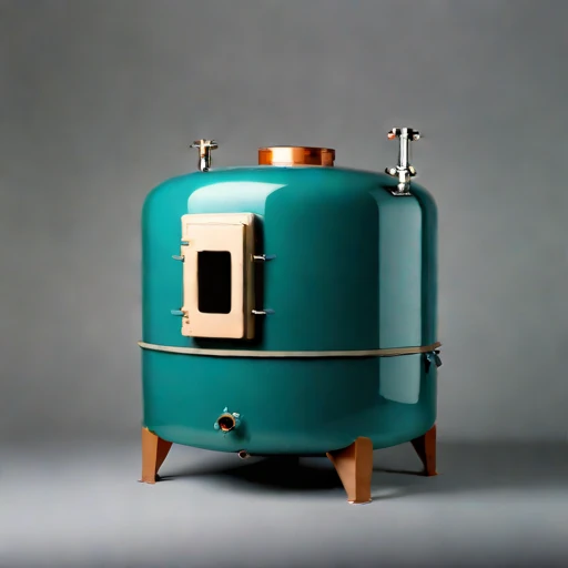 A coccolith-ash porcelain kiln, photographed against a plain background