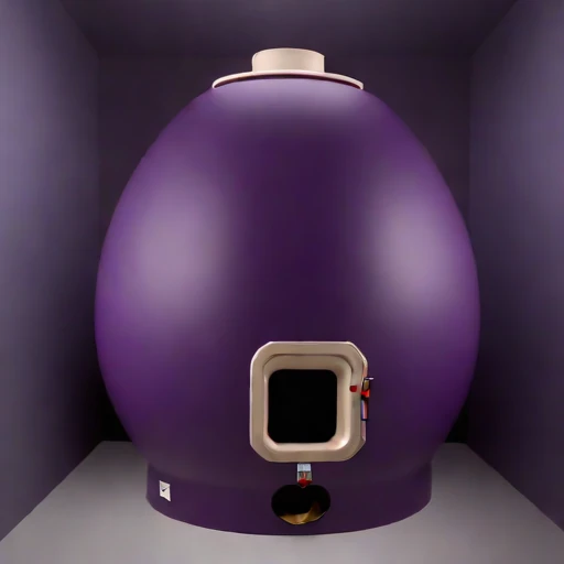 A coccolith-ash porcelain kiln, photographed against a plain background