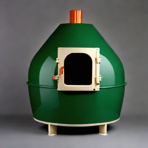 A coccolith-ash porcelain kiln, photographed against a plain background