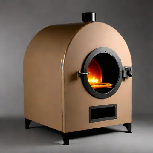 A coccolith-ash porcelain kiln, photographed against a plain background