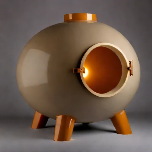 A coccolith-ash porcelain kiln, photographed against a plain background