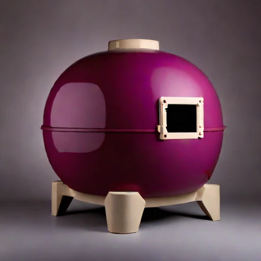 A coccolith-ash porcelain kiln, photographed against a plain background