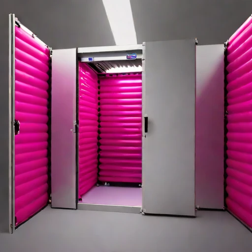 A cryogel-buffered seed locker, photographed against a plain background