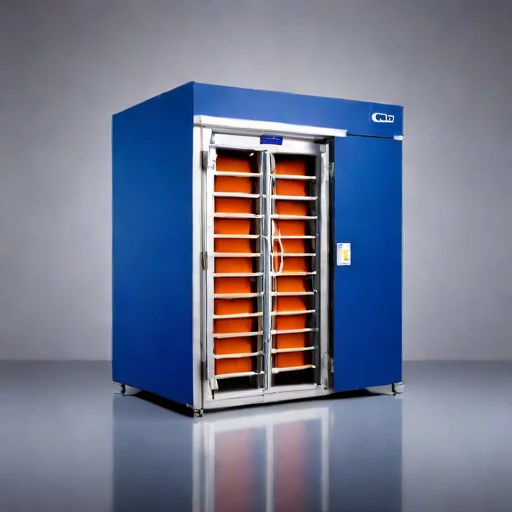 A cryogel-buffered seed locker, photographed against a plain background