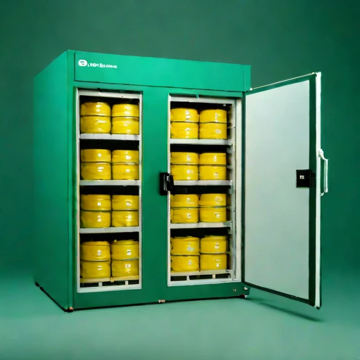 A cryogel-buffered seed locker, photographed against a plain background