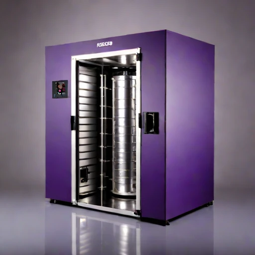 A clathrate-cooled spirits hold, photographed against a plain background