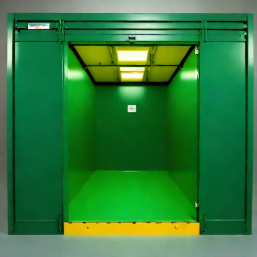 A clathrate-cooled spirits hold, photographed against a plain background