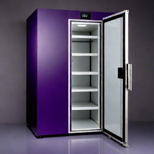 A clathrate-cooled spirits hold, photographed against a plain background
