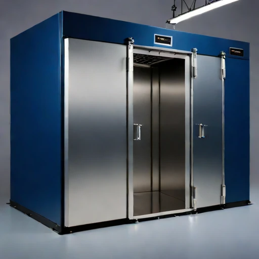 A clathrate-cooled spirits hold, photographed against a plain background