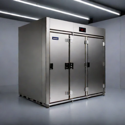 A clathrate-cooled spirits hold, photographed against a plain background