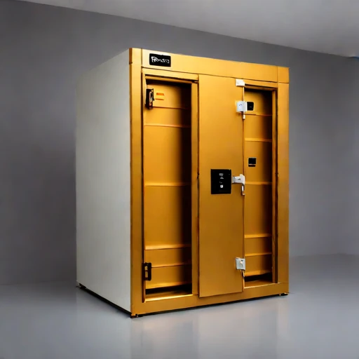 A clathrate-cooled spirits hold, photographed against a plain background
