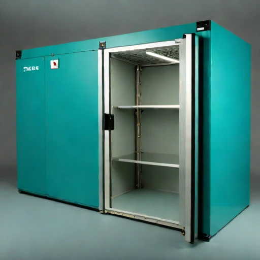 A clathrate-cooled spirits hold, photographed against a plain background